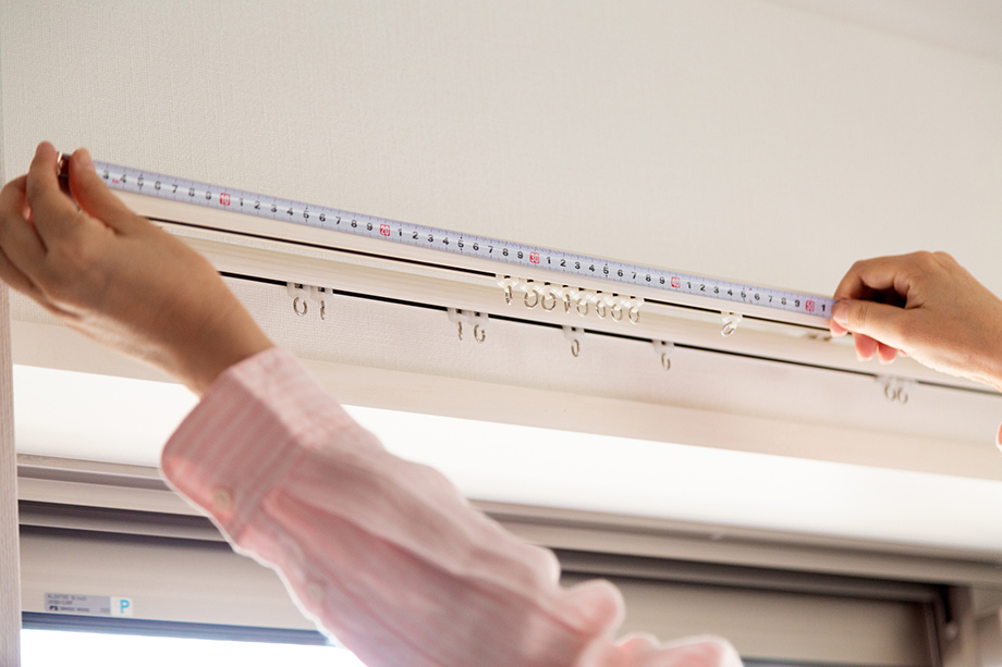 レースカーテンの正しい測り方